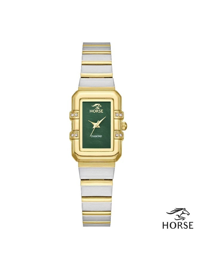 Horse Women's wristwatch, water-resistant, high quality, modern and stylish design, made of rust-resistant stainless steel. - Image 1