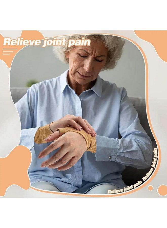 TWINZEN Thumb Hand Wrist Support, Gel Filled Gloves for People who Suffer from Arthritis Thumb Brace - 1 Pair Therapy Gloves, Sport Pain Relief Tendonitis for Men and Women Fits Both Hands - Image 3