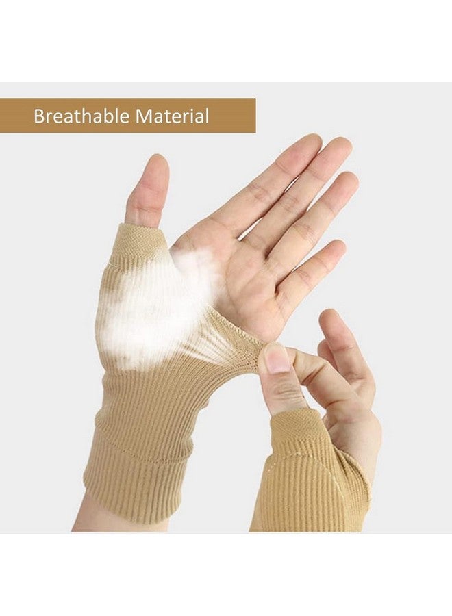TWINZEN Thumb Hand Wrist Support, Gel Filled Gloves for People who Suffer from Arthritis Thumb Brace - 1 Pair Therapy Gloves, Sport Pain Relief Tendonitis for Men and Women Fits Both Hands - Image 5