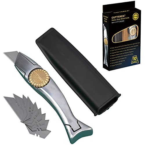 CUTTEREX Heavy Duty SharkKnife VinylKnife UtilityKnife RoofingKnife Delphin Dolphin Carpet Knife - Image 1