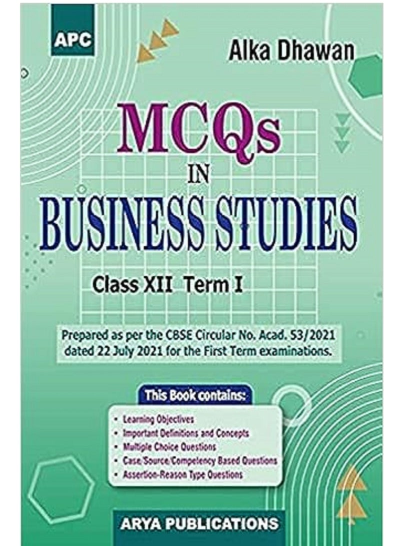 MCQs In Business Study, Term- I, Class- 12