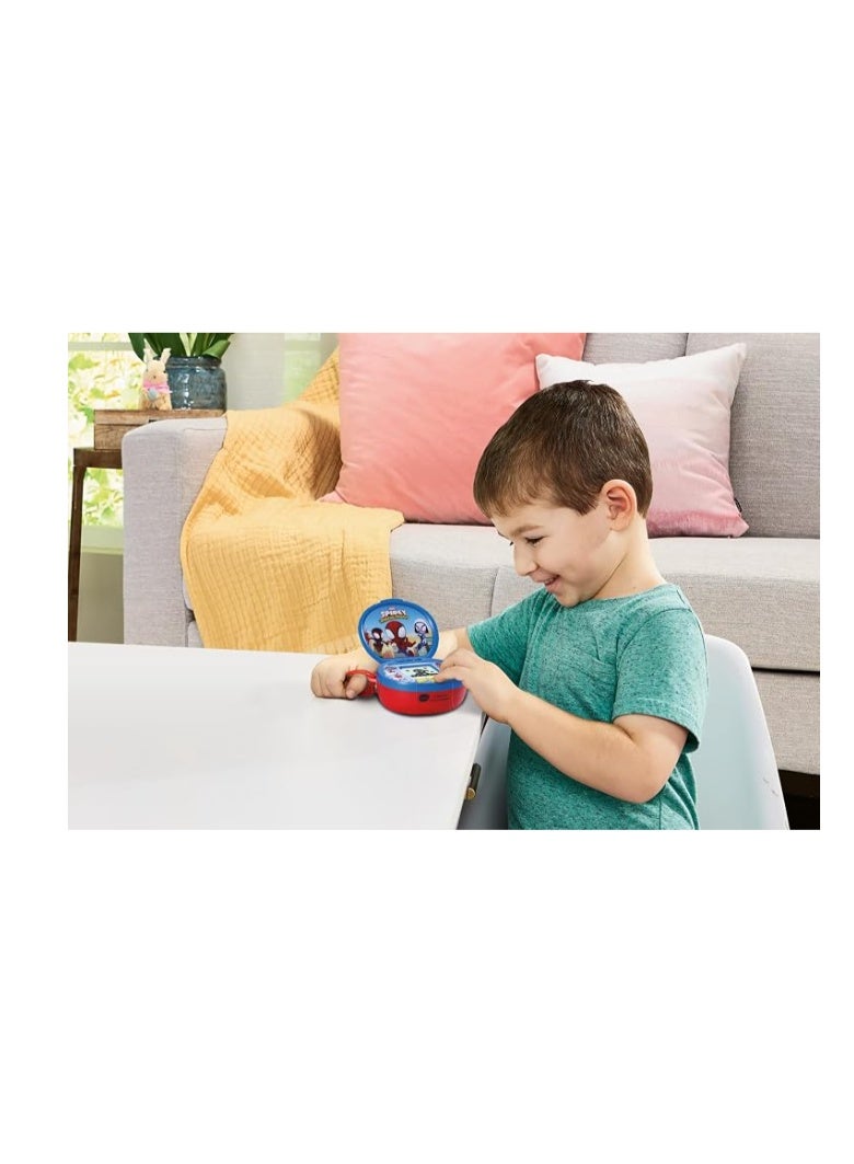 vtech Spidey and His Amazing Friends On-The-Go Learning Toy - Interactive Handheld Educational Game with LCD Screen, 5 Learning Games, Shapes, Numbers & Patterns, Travel Toy with Bag Clip, Gift for Kids Ages 3 to 5 Years - Image 4