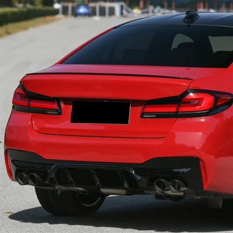 DEMULAX Glossy Black Rear Trunk Spoiler for 5 Series G30 - Image 4