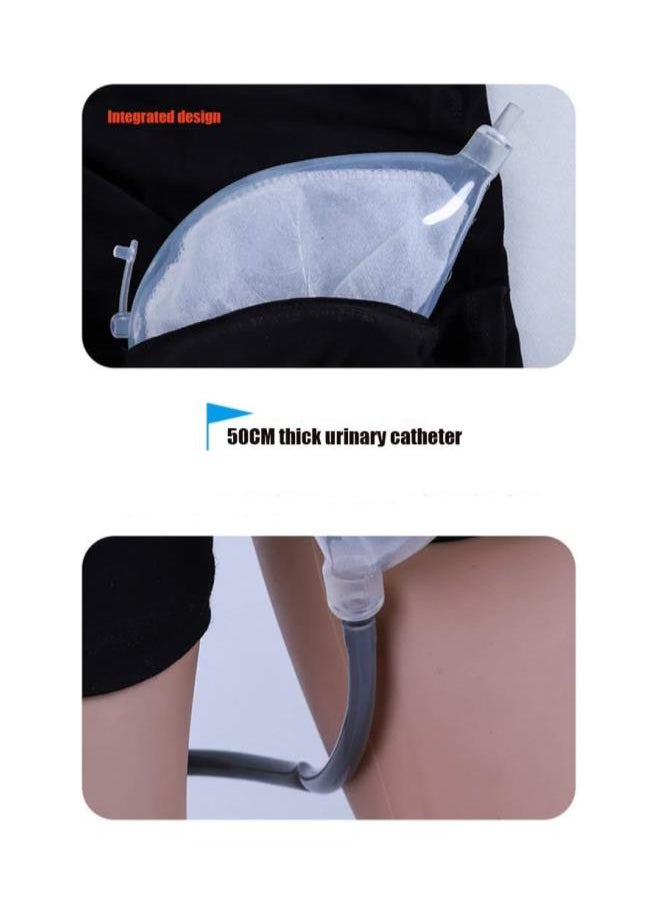 WYBOT - Adult Urine Drainage Bag Urine Collector, Portable Wearable Urinary Incontinence Underpants,Reusable Underpants Comfort,Leak Protection,S - Image 1