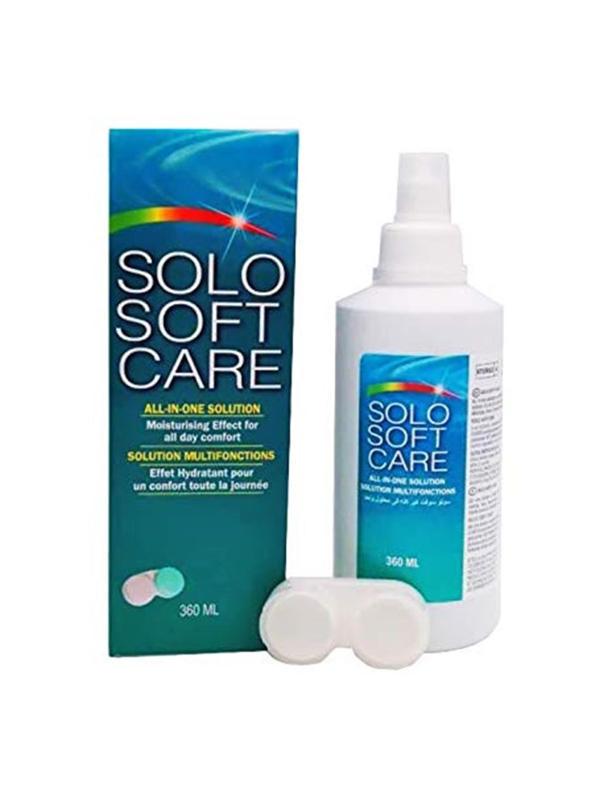 محلول العدسات نيو فيجن سولو سوفت كير - 360 مل - Image 3