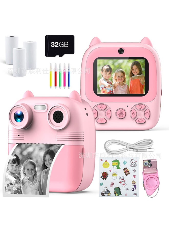 Neutral Source Manufacturers New Children's Pord Camera Hd Photo Video Printing Camera Toys Distribution - Image 1