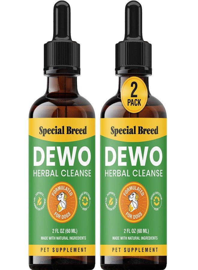 Special Breed Spefically Formulated for Dogs, Natural Broad Spectrum Supplement, Herbal Cleanse, Digestive Support for All Breeds, Gut Health, Made in The USA, 2oz (2 Pack) - Image 1