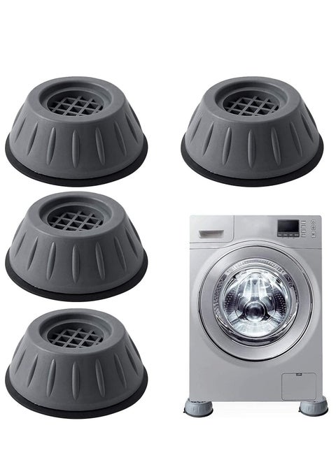 Anti Vibration Pads for Universal Washing Machine Universal Foot Pad Base, 4 x Universal Foot Stabiliser for Washing Machines, Refrigerators,