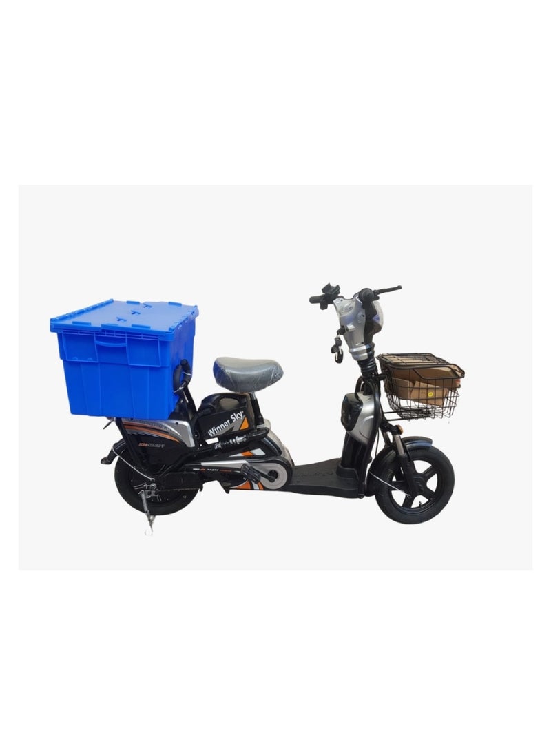 Winner Sky Electric Grocery Bike 16 Size Tyre Black  - Image 5