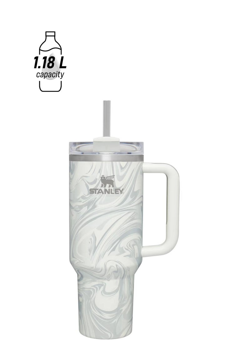 Stanley - Quencher Stainless Steel Vacuum Insulated Tumbler with Lid and Straw for Water, Iced Tea or Coffee, Smoothie and More, 40 oz - Image 1