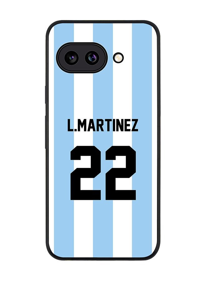 Stylizedd For Google Pixel 9a Case,Slim fit Camera Protection, Shockproof Thin Phone cover  - Football  Argentina, L.Martinez