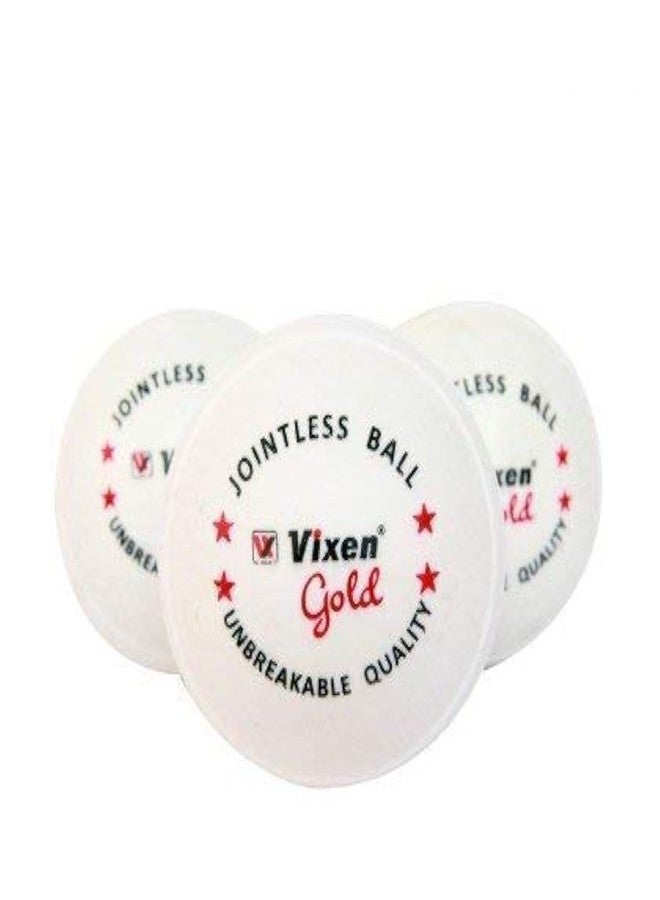 Vixen Plastic Unbreakable Cricket Ball (Multicolour) - Pack of 3 Standard Size - Image 3