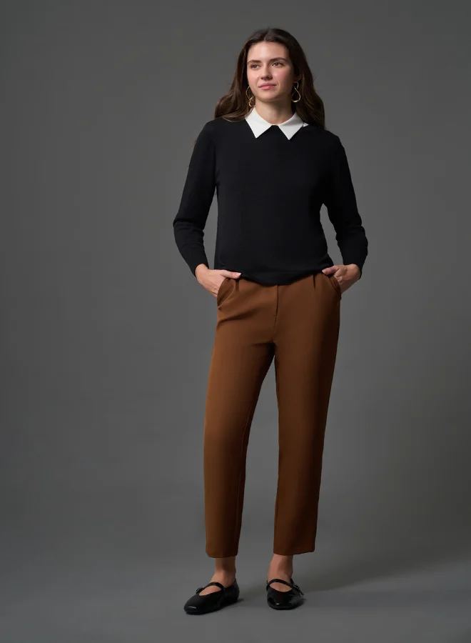 ميزال MIZALLE BASIC DOUBLE ELASTIC TROUSERS