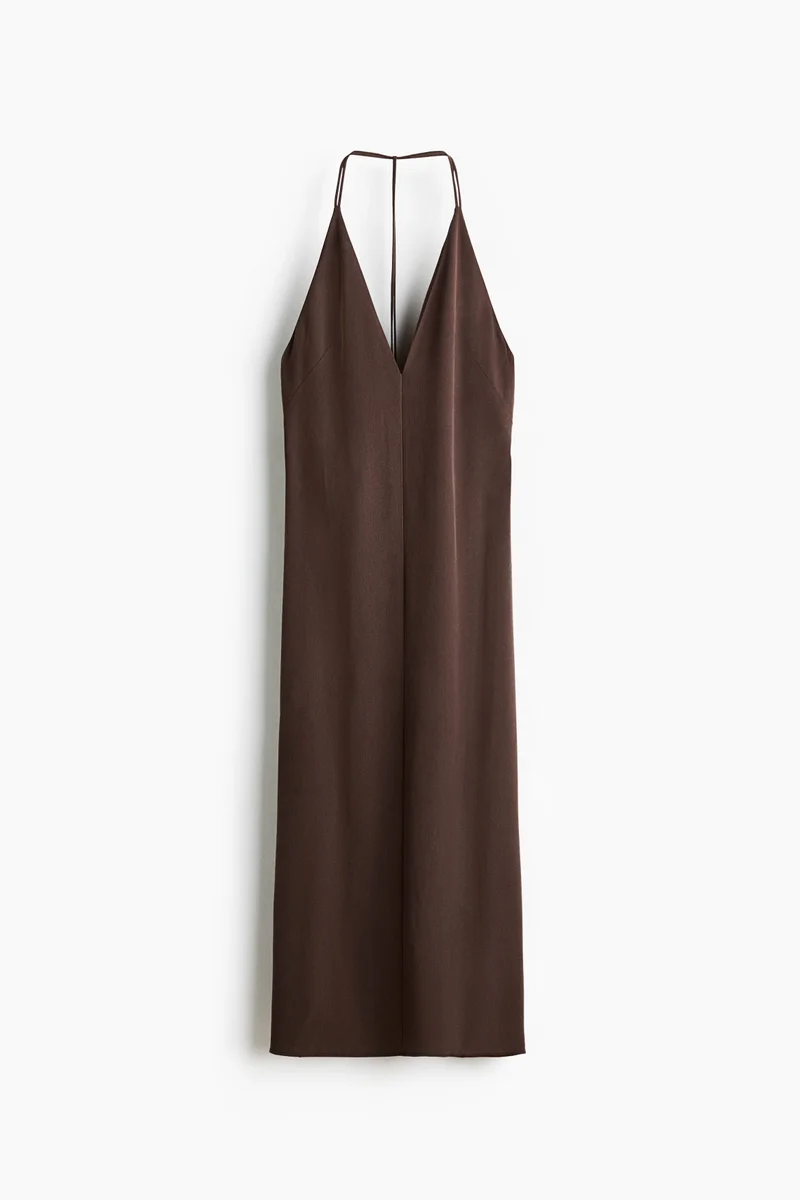 H&M  Crêpe halterneck dress for Women | Best Price UAE