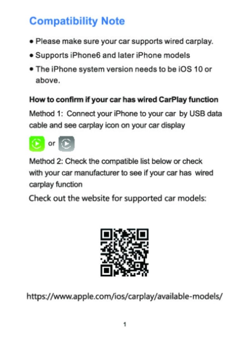 SYOSI - CarPlay Wireless/Android Auto Adapter, for Factory Wired, CarPlay 2024 Upgrade, Plug & Play Dongle Converts Wired to Wireless for Cars from 2015 & iOS 10+, Plug Play, NO Need Download App (White) - Image 1