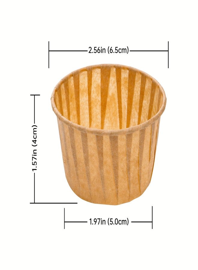 Bake Choice 50pcs Natural Cupcake Baking Cups, Heavy Duty Parchment Paper Cupcake Liners 3.5oz for Muffin, Cupcake, Dessert. - Image 2