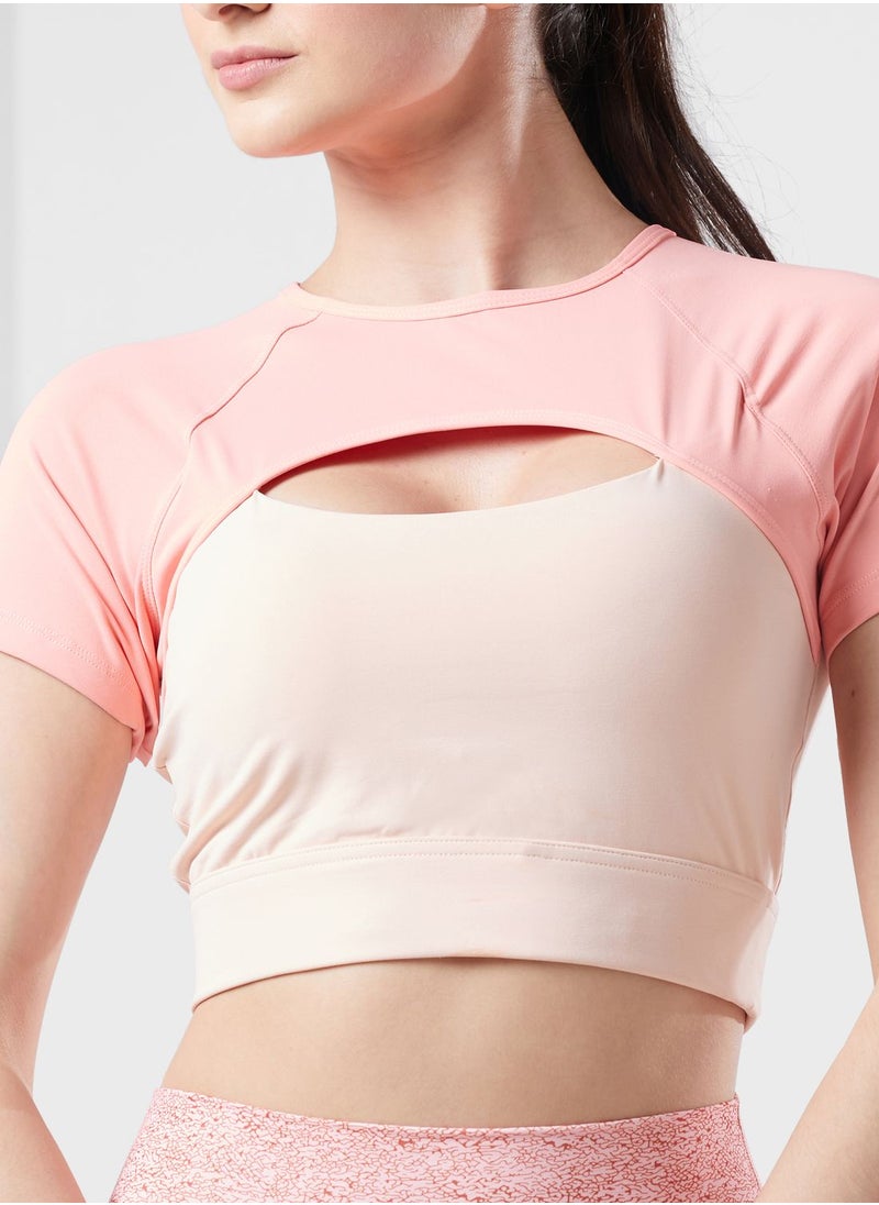FRWD - Cut Out Athletic Bra - Image 1