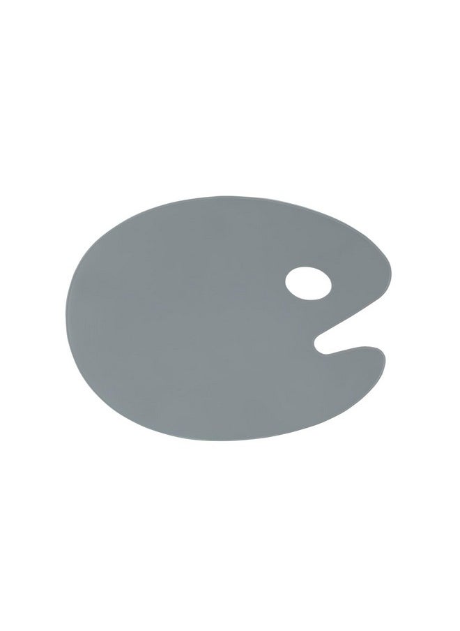 Soho Urban Artist Neutral Gray Artist Paint Palette Oval Arm Easy Clean Up Palette For Acrylics No Stains And Paint Peels Off Once Dried 11.75 X 15.75  - Image 2