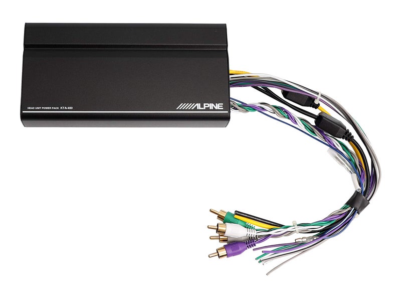 Alpine KTA-450 4-Channel Power Pack Amplifier with Dynamic Peak Power 45W RMS x 4, at 2 Or 4 Ohms - Image 1