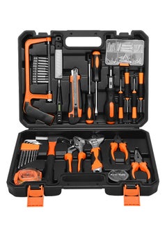 JoyousSto Home Tool Kit 105-Pcs - Household Basic Complete Hand Repair portable Tool Set with Case,Ratcheting Screwdriver,Hex Key,Pliers,Wrench,Voltage Tester,Water Pump Plier  - Image 2