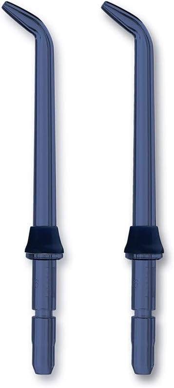 Waterpik Genuine Precision LowFlow Tips Replacement for the WP360 Cordless Handheld Water Flosser Formerly Classic Jet Refill Heads Nozzles JT360E 2 Count Blue - Image 1