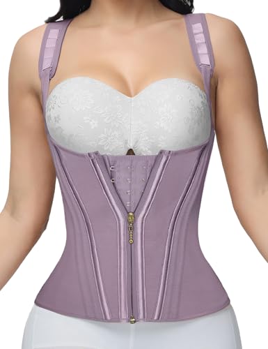 SHAPSHE Waist Trainer for Women Tummy Control Sports Girdle Workout Body Shaper with Adjustable Shoulder Strap - Image 1