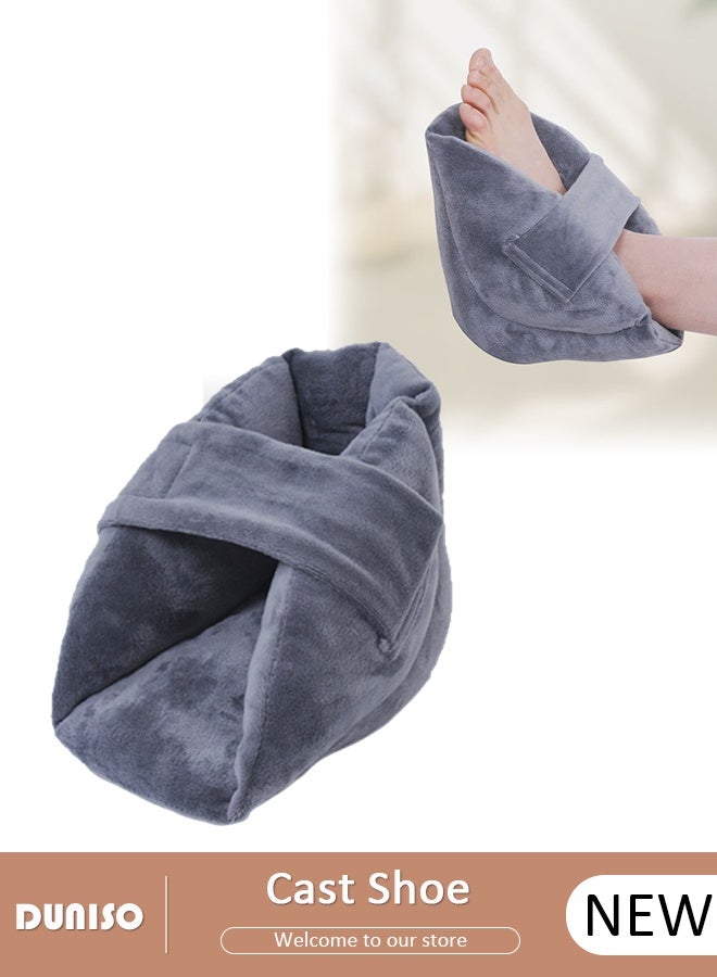 DUNISO وسادة حماية كعب القدم دعم كعب وسائد للضغط قرح فوم واقي كعب الكاحل لقرح السرير وسادة القدم لقرح الضغط تخفيف ألم الكعب - Image 1