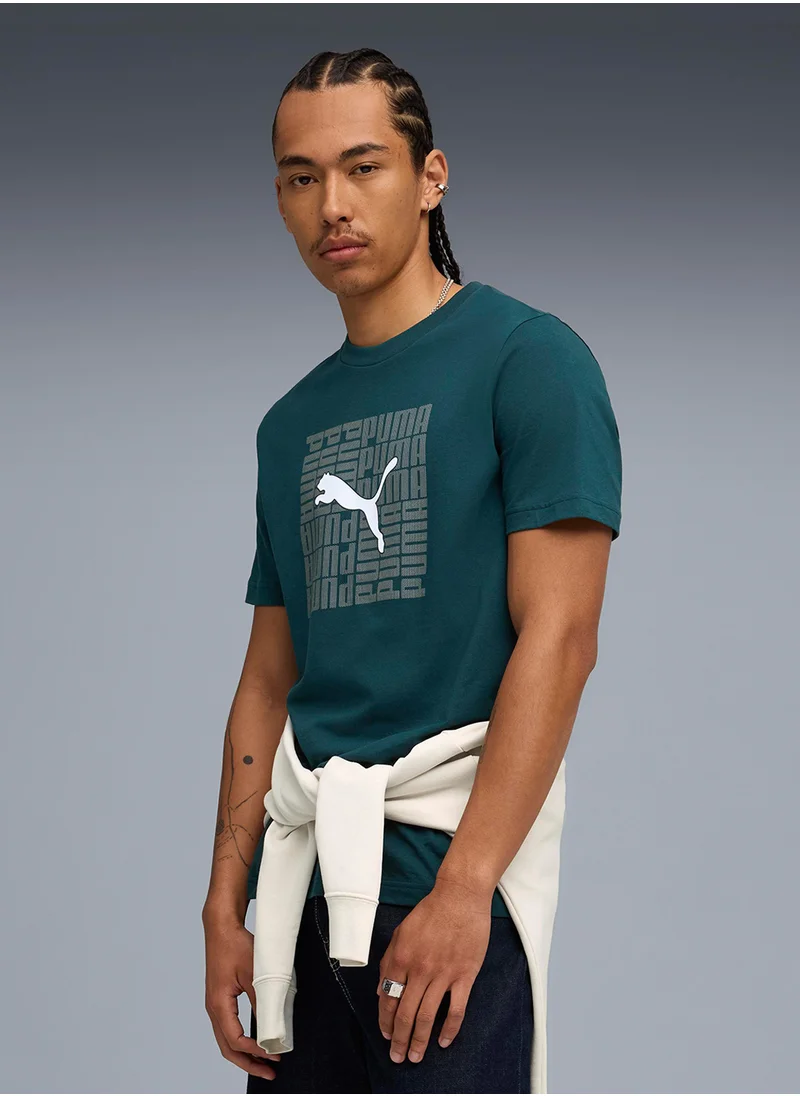 بوما Graphic Box Tee Men