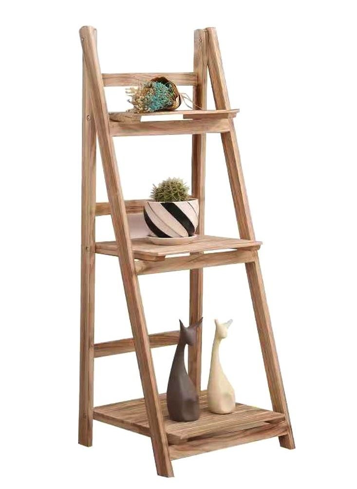 Generic FFD Wooden Flower Stand Foldable Four Layers Great For Displaying Potted Plants Books Shelves Flowers Rack Home Indoor Outdoor Decoration  - Image 2
