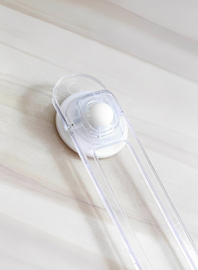 6 Pieces Child Safety Strap Locks Baby Proof Cabinets Drawers Fridge Toilet and Trash Cans with Strong Adhesive Childproof Locks - Image 4
