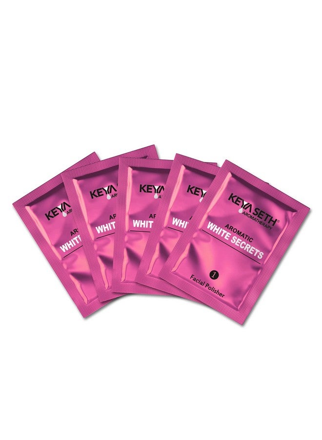 Keya Seth Aromatherapy, Aromatic White Secrets Fairness Facial Kit (Fairness Facial Polisher, Fairness Facial Toner, Fairness Facial Cream, Fairness Facial Pack, Fairness Facial Gel) 23Gm (Pack Of 2) - Image 2