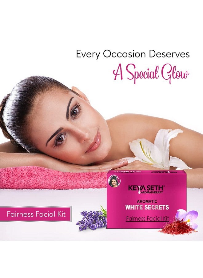Keya Seth Aromatherapy, Aromatic White Secrets Fairness Facial Kit (Fairness Facial Polisher, Fairness Facial Toner, Fairness Facial Cream, Fairness Facial Pack, Fairness Facial Gel) 23Gm (Pack Of 2) - Image 3