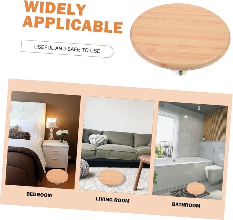 Mikinona Low Rolling Stool With Wheels For Pedicure Salon Office Comfortable And Stable - Image 3