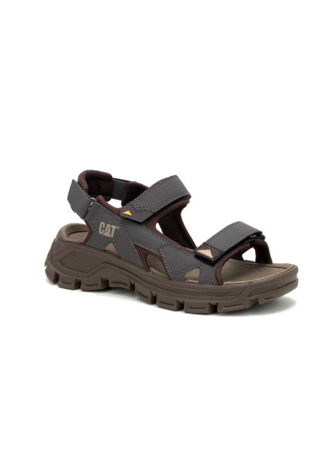 CATERPILLAR CAT Criterion 2 Strap Coffee Men’s Sandal – PU‑Coated Suede, Soft EVA Comfort Footbed, Stretch Lining, Durable T1419 Rubber Outsole - Image 2