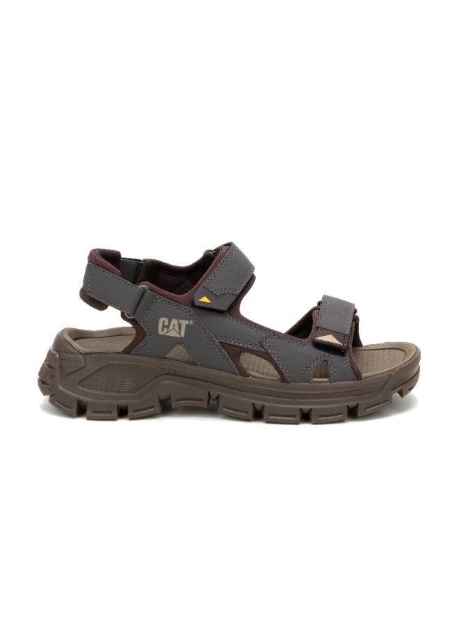 CATERPILLAR CAT Criterion 2 Strap Coffee Men’s Sandal – PU‑Coated Suede, Soft EVA Comfort Footbed, Stretch Lining, Durable T1419 Rubber Outsole - Image 1