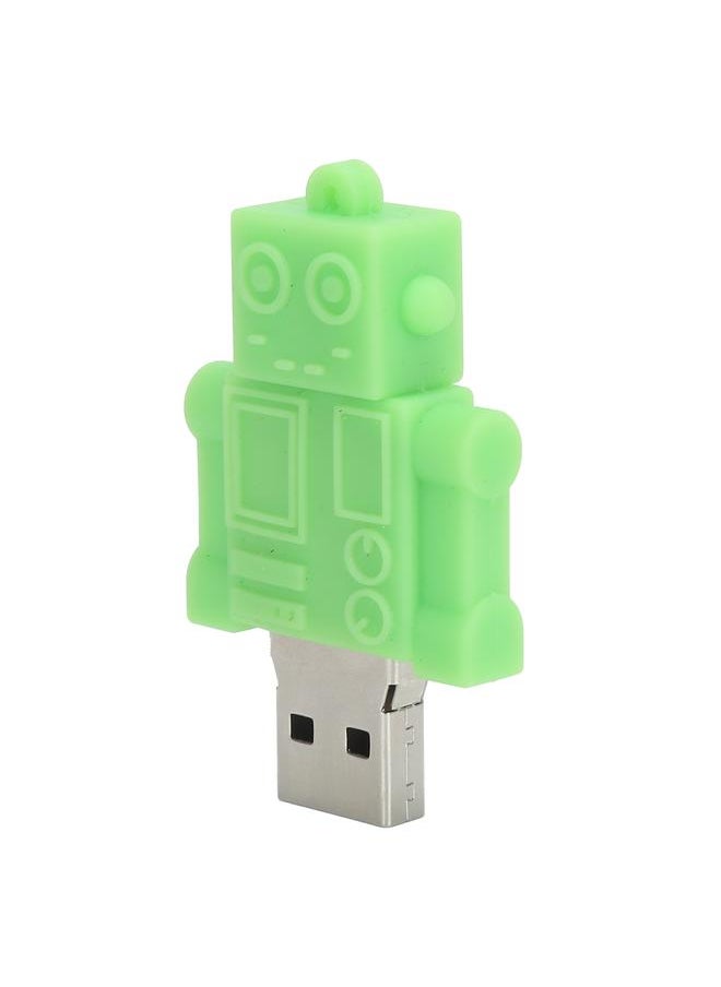 Thoraya USB Flash Memory Stick Flash Drive Gift Cute Green Robot 32GB  - Image 5