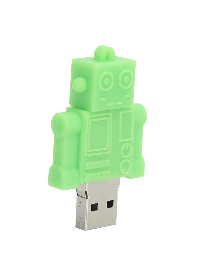 Thoraya USB Flash Memory Stick Flash Drive Gift Cute Green Robot 32GB  - Image 4