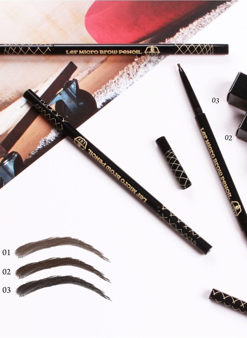 LEF Micro Brow Pencil | Dark Brown 01 - Image 2