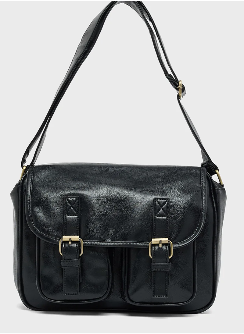 Robert Wood Casual Crossbody Messenger Bag