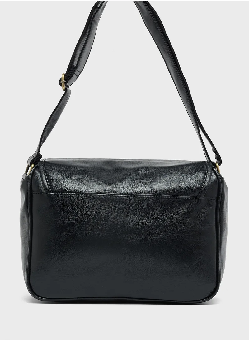 Robert Wood Casual Crossbody Messenger Bag