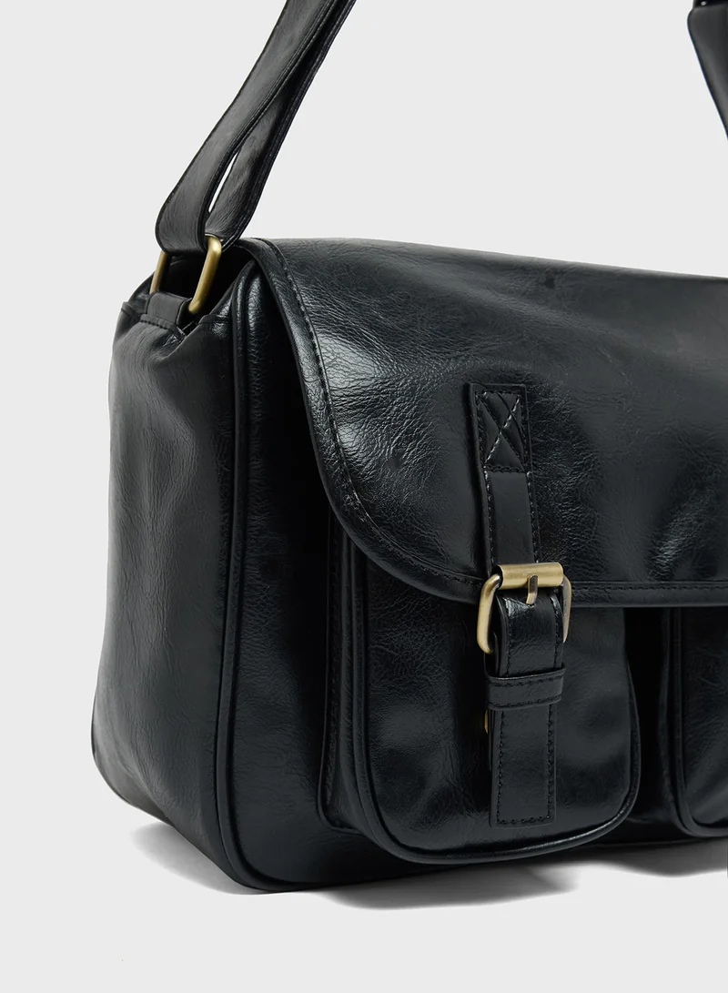 Robert Wood Casual Crossbody Messenger Bag