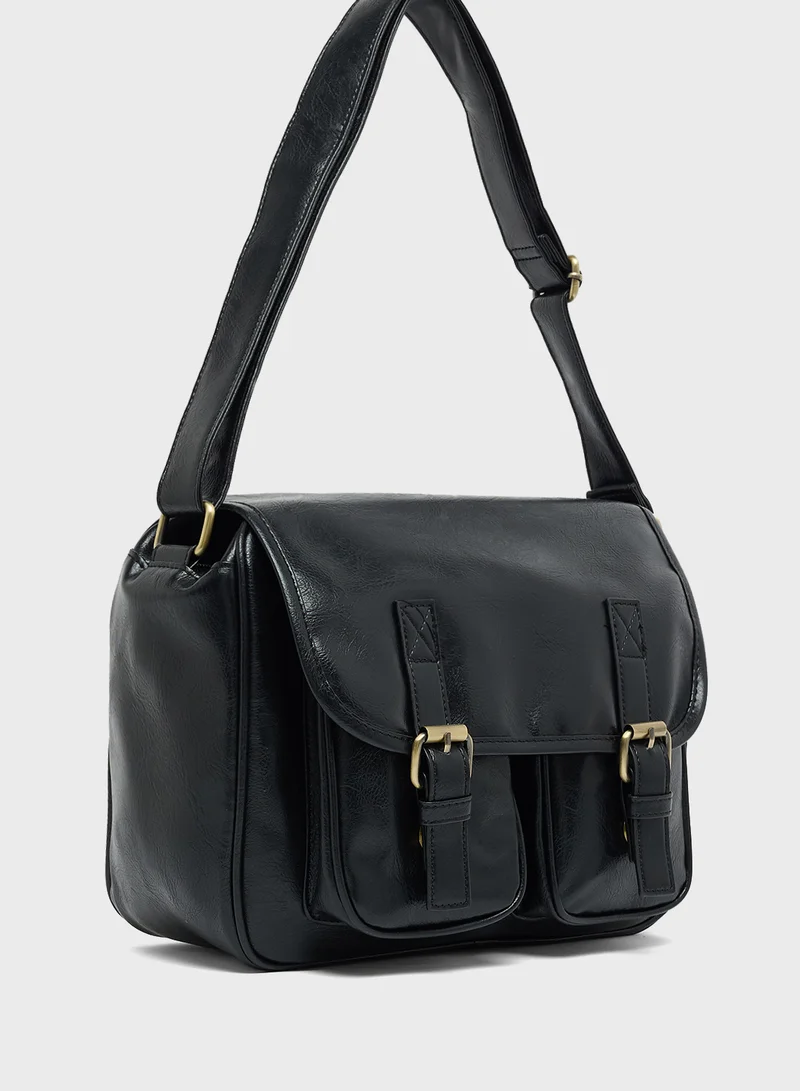 Robert Wood Casual Crossbody Messenger Bag