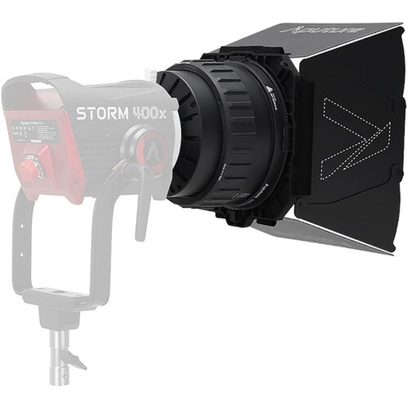 أبتشر Aputure CF7 Bowens Mount 7" Fresnel Lens with Barn Doors for STORM 400x - Image 2