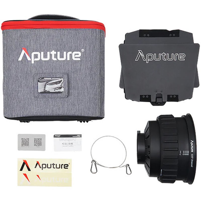 أبتشر Aputure CF7 Bowens Mount 7" Fresnel Lens with Barn Doors for STORM 400x - Image 3