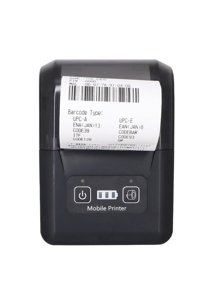 General 58mm Thermal Receipt Printer Portable Bluetooth+USB Bill Ticket POS for iOS Android Windows Compatible with ESC/POS/Star Print Commands Set with Rechargeable Battery  - Image 2