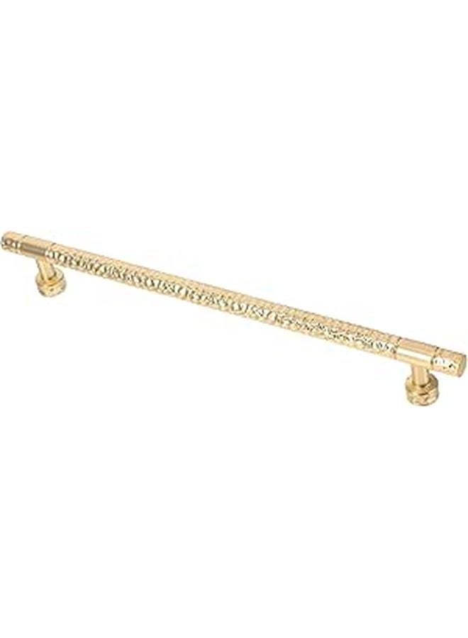 Zinc Alloy Knurled Cabinet Pull Handles 192mm Hole Centers Brushed Finish - Image 1