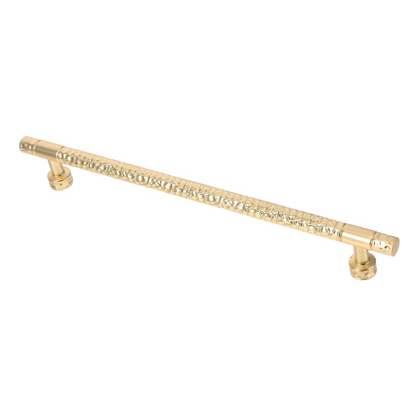 Zinc Alloy Knurled Cabinet Pull Handles 192mm Hole Centers Brushed Finish - Image 2