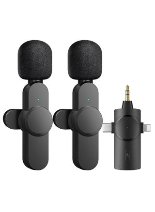 Wireless Lavalier Lapel Microphone for iPhone, iPad, Android, Camera – Plug & Play, 7 Hours Long Working Time, Ideal for Interviews, Videos, Podcasts, Vlogs, YouTube. - pzsku/Z77C15814576831396211Z/45/_/1740392614/d8dfa193-b344-4173-9e84-9a5c0d6713ca