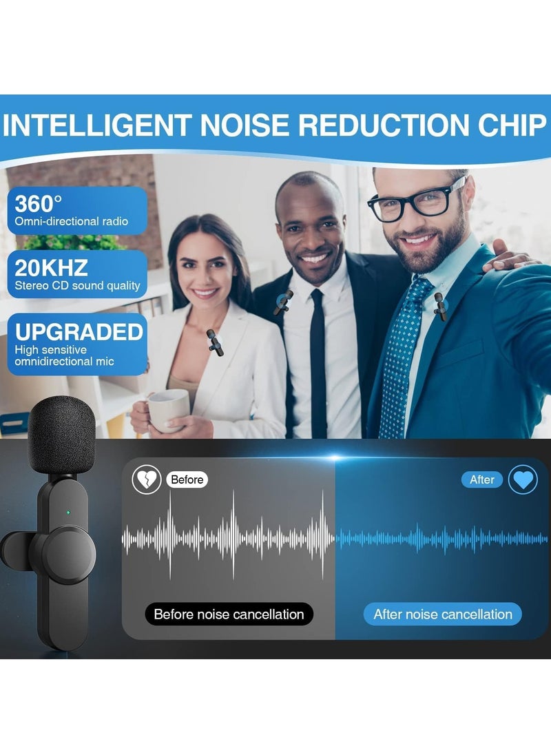 TIGER - Wireless Lavalier Lapel Microphone for iPhone, iPad, Android, Camera – Plug & Play, 7 Hours Long Working Time, Ideal for Interviews, Videos, Podcasts, Vlogs, YouTube. - Image 1