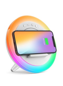 Y&D SYOSI Wireless Bluetooth Speakers Speaker with Charging, Night Light Dynamic Colored Lights, Gifts for Girls Boys  - Image 1